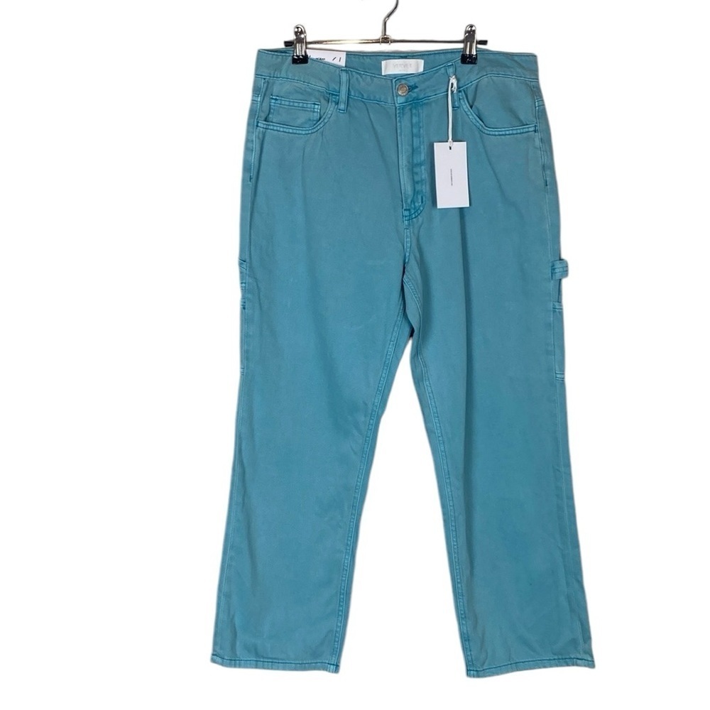 Vervet turquoise carpenter pants